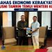 BAHAS EKONOMI KERAKYATAN, WABUP HUSNI TAMRIN TEMUI MENTERI KOPERASI RI