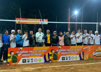 Kejuaraan Bola Voli Piala Ketua PBVSI Kabupaten Malang Resmi Bergulir, Ratusan Atlet Ramaikan Rest Area Clumprit
