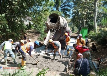 Jalan Rusak Bertahun-Tahun Akhirnya Dibeton, Perjuangan Warga Dusun Balong Berbuah Hasil