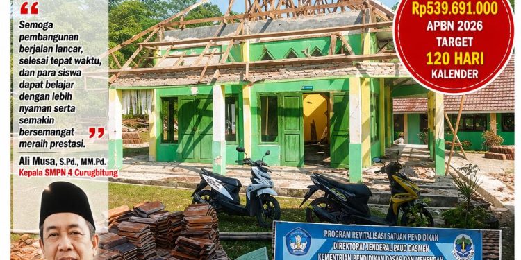 Alhamdulillah, SMP Negeri 4 Curugbitung Resmi Mendapat Program Revitalisasi Tahun 2026, Hadirkan Harapan Baru bagi Dunia Pendidikan