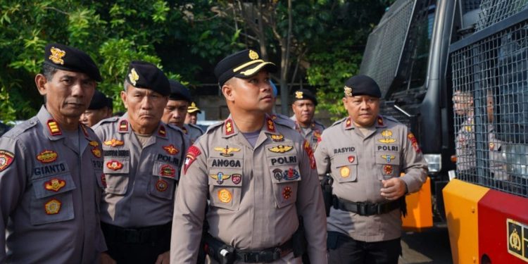 Jelang Pilkades Serentak, Polres Metro Bekasi Matangkan Kesiapan Dalmas dan PHH