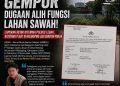 AMBAS Gempur Dugaan Alih Fungsi Lahan Sawah! Laporan Resmi Diterima Polres Lebak, Batching Plant di Malingping Jadi Sorotan Publik