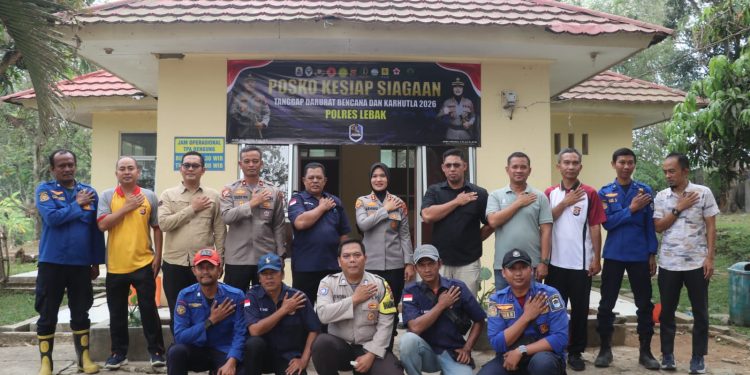 Kapolres Lebak Tinjau Posko Siaga Karhutla 2026 di TPSA Dengung