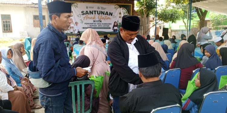 Pemdes Kanigoro dan BUMDes Jaya Lestari Gelar Santunan Anak Yatim di Kanigoro Park, Wujud Nyata Kepedulian Sosial Desa