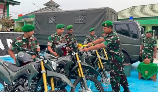 Kodim 0427/Way Kanan Tambah Kendaraan Dinas, Dandim Tekankan Perawatan dan Tanggung Jawab