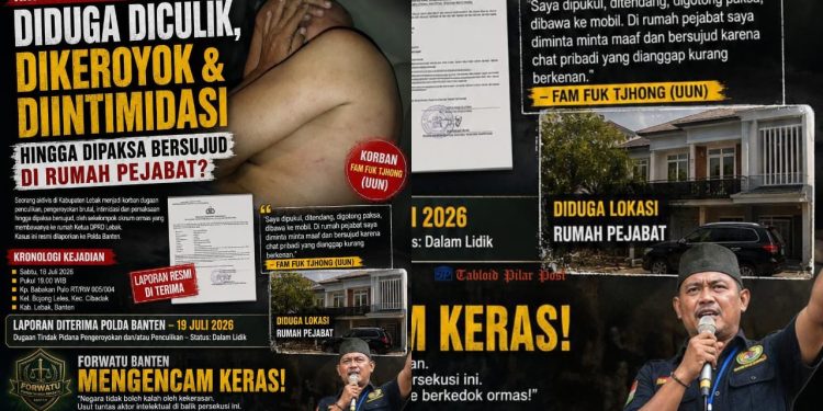 Dugaan Penculikan dan Pengeroyokan Aktivis Lebak Diselidiki Polda Banten, FORWATU: Negara Tidak Boleh Kalah oleh Intimidasi