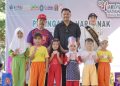 Didampingi Bunda Forum Anak, Bupati Bantaeng Resmikan Children Car Free Day dan Market Day