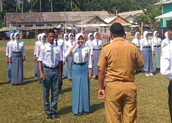 Jelang HUT RI ke-81, Kecamatan Wanasalam Resmi Buka Training Center Paskibra