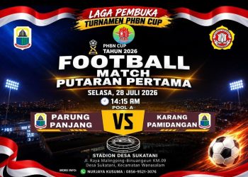 PHBN Cup 2026 Resmi Bergulir, Parung Panjang Hadapi Karang Pamidangan di Laga Pembuka