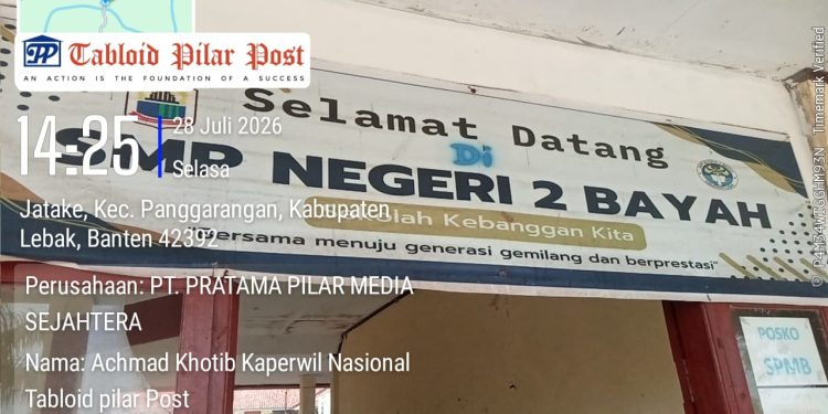 Dugaan Rangkap Jabatan Kepala SMP PGRI Bayah Disorot, Tim Investigasi Pertanyakan Dasar Penugasan Guru di SMPN 2 Bayah