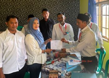 Diiringi Ratusan Pendukung, Ajeng Prisca Aulia Nashiba Putri Resmi Daftar Pilkades Karangharum 2026
