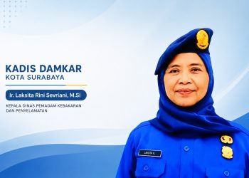 Dua Ruko di Putat Jaya Surabaya Ludes Terbakar, Damkar Kerahkan 10 Unit Pemadam
