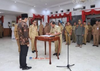 Bupati Trenggalek Lantik Triadi Admono Jadi Pj Sekda, Pastikan Roda Pemerintahan Tetap Berjalan