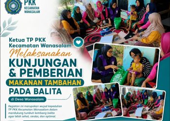 Ketua TP PKK Kecamatan Wanasalam Bergerak Nyata Cegah Stunting, Salurkan PMT untuk Balita Demi Wujudkan Generasi Emas Indonesia