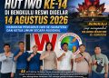 HUT IWO ke-14 di Bengkulu Resmi Digelar 14 Agustus 2026, Hadirkan Pengurus IWO se-Sumatera dan Ketua Umum Secara Nasional