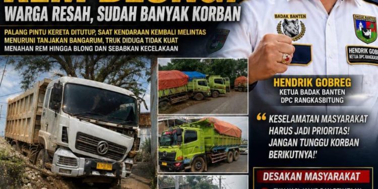 Jalan Tanjakan Bangarum Kembali Disorot, Warga Keluhkan Risiko Kecelakaan Truk Material; Hendrik GOBREG Desak Evaluasi Menyeluruh