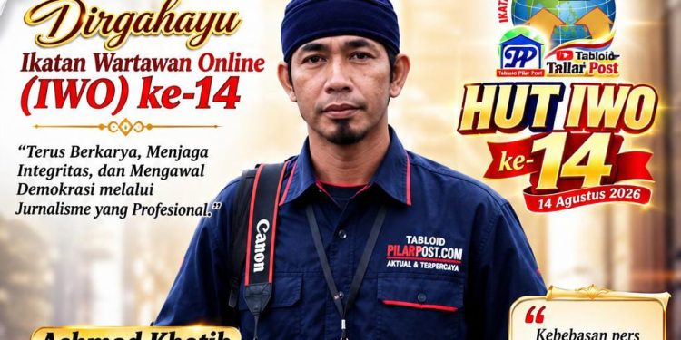 Achmad Khotib: HUT IWO ke-14 Momentum Perkuat Integritas, Profesionalisme, dan Solidaritas Insan Pers