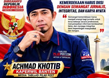 DIRGAHAYU RI KE-81, ACHMAD KHOTIB: KEMERDEKAAN HARUS DIISI DENGAN SEMANGAT JURNALIS, INTEGRITAS DAN KARYA NYATA
