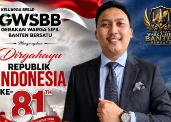GWSBB Banten Ucapkan Dirgahayu RI ke-81, Adam Surya: Kemerdekaan Adalah Amanah yang Harus Diisi dengan Karya Nyata