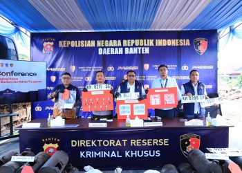 Polda Banten Ungkap 6 Lokasi Tambang Ilegal dan Penyalahgunaan BBM Bersubsidi, 7 Tersangka Ditahan