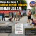 Warga Kp. Bajeg 2 Gotong Royong Swadaya Rehab Jalan, Rian Andriana: Kepedulian Masyarakat Sangat Dibutuhkan