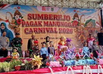Karnaval Sumberejo Pagak Sukses Besar, Jalur Gunung Geger Mulus Perlancar Arus Budaya.