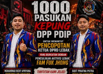 *Dampak Dari Penculikan Aktivis Dilebak, Ribuan Masa LSM Laskar NKRI DPW Banten Akan Gruduk Kantor DPP PDI Perjuangan*