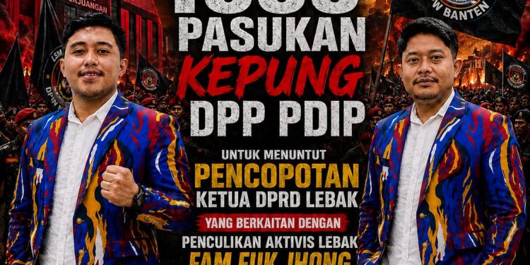 *Dampak Dari Penculikan Aktivis Dilebak, Ribuan Masa LSM Laskar NKRI DPW Banten Akan Gruduk Kantor DPP PDI Perjuangan*