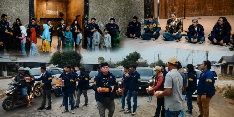 Tak Hanya Tangkap Bandit, Tekab 308 Presisi Polres Lampung Tengah Tebar Kepedulian untuk Anak Yatim dan Warga