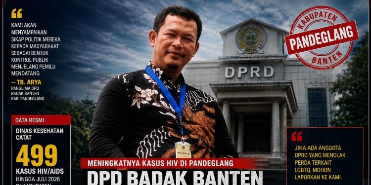 Meningkatnya Virus HIV Di Pandeglang DPD BADAK BANTEN Desak DPRD Untuk Segera Membuat PERDA