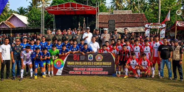 Ribuan Suporter Padati Final Turnamen Wanasalam, Desa Sukatani Juara Usai Tumbangkan Parung Panjang 1-0