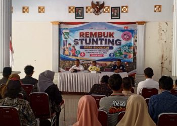Pemdes Sidodadi Gelar Rembug Stunting, Perkuat Sinergi Wujudkan Generasi Emas Bebas Stunting