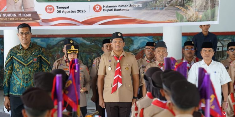 Bupati Bantaeng Lepas Kontingen Pramuka ke Jambore Nasional XII 2026