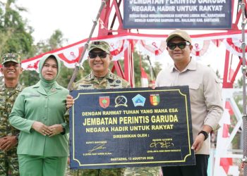 Jembatan Perintis Garuda Tahap III Diresmikan, Buka Akses Warga Kampung Libboa