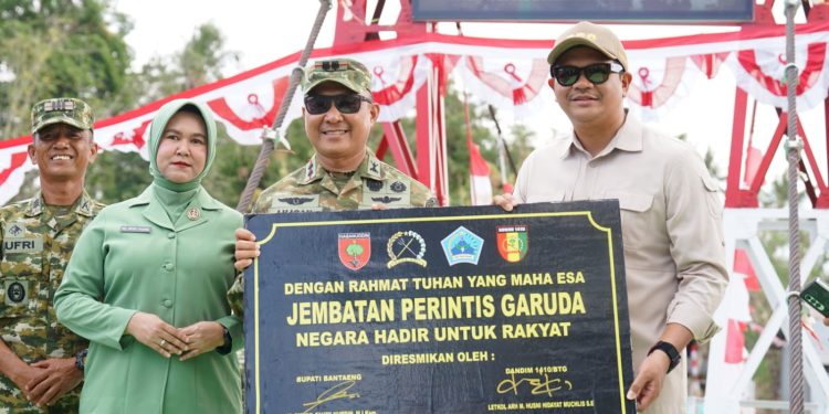 Jembatan Perintis Garuda Tahap III Diresmikan, Buka Akses Warga Kampung Libboa