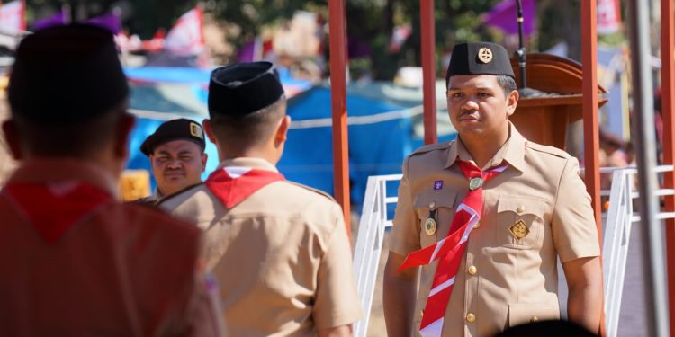 Pimpin Apel Hari Pramuka ke-65, Bupati Bantaeng Dorong Generasi Muda Berkarakter dan Mandiri