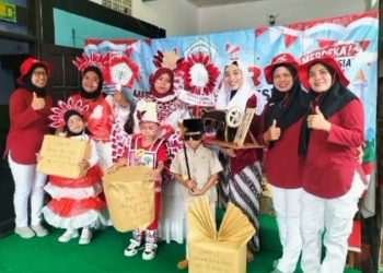 Gebyar HUT RI ke-81, TK Robiatul Adawiyah Semarakkan Kemerdekaan dengan Lomba Ibu dan Anak