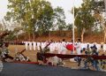 HUT RI ke-81 di Gedangan Meriah, Penurunan Bendera Disambut Defile dan Pesta Rakyat
