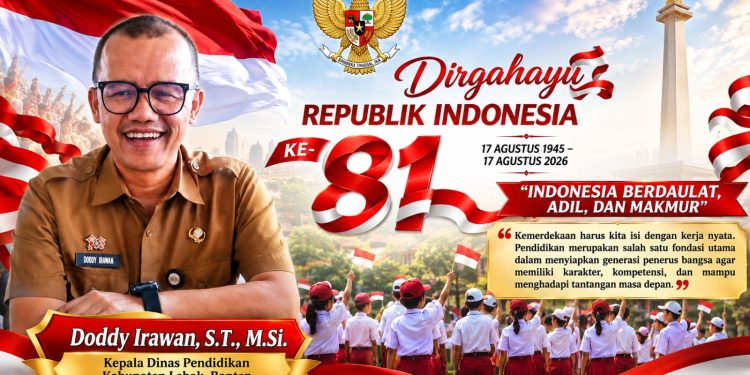 Kemerdekaan Harus Diisi dengan Kerja Nyata, Doddy Irawan Dorong Pendidikan sebagai Fondasi Generasi Bangsa