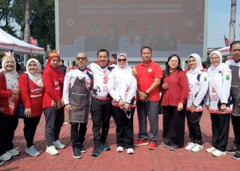 Semarak HUT RI ke-81, Bupati Karawang Gelar Lomba Sekaligus Galang Donasi untuk Korban Gempa NT