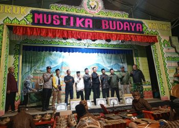 Puncak HUT RI ke-81, Desa Srigonco Gebyar Ludruk Mustika Budaya dan Hidupkan Siskamling