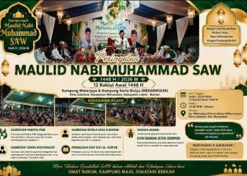 Maulid Nabi 1448 H di Kampung Mekarmulya, Warga Rajut Ukhuwah dan Perkuat Kebersamaan