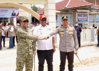 Kapolres Lampung Tengah Pimpin Langsung Pengamanan Kunker Menteri Pertanian, Ratusan Personel TNI-Polri Dikerahkan