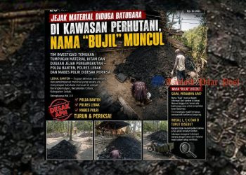 Tumpukan Mirip Batubara Muncul di Cihara, Siapa di Balik Aktivitasnya?