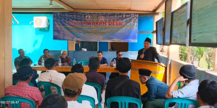 Musdes Sukatani Bahas Penggunaan Bantuan Keuangan dan Bentuk Tim PPKAD 2026