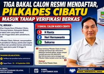 Tiga Bakal Calon Resmi Mendaftar, Pilkades Cibatu Masuk Tahap Verifikasi Berkas