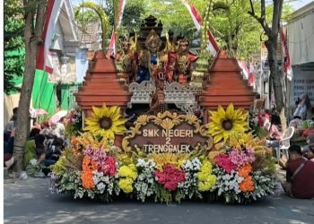SMKN 2 Trenggalek Tampilkan Kreativitas di TGX Carnival 2026