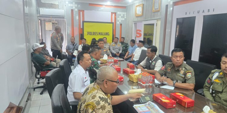 Gelar Rakor di Polres Malang, Muspika Sumawe Matangkan Pengamanan 48 Peserta Druju Culture Carnaval 2026
