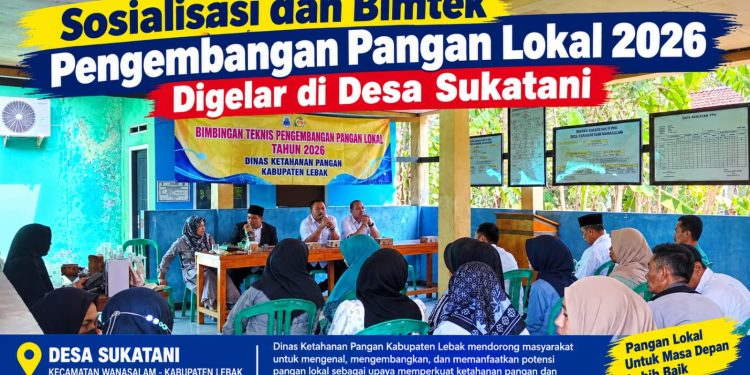 Sosialisasi dan Bimtek Pengembangan Pangan Lokal 2026 Digelar di Desa Sukatani