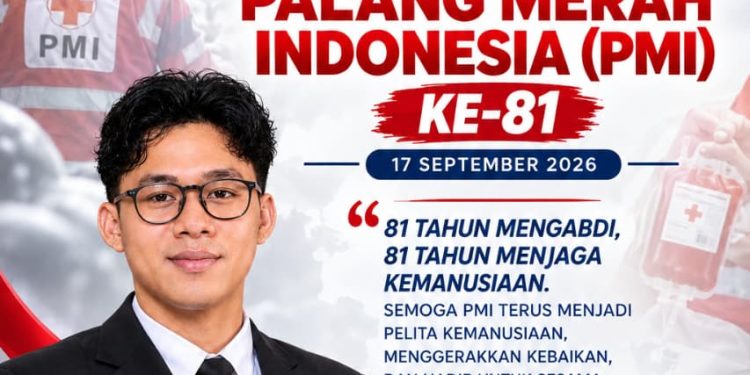 KSSD Ucapkan Selamat Hari Jadi ke-81 PMI, Tegaskan Semangat Kemanusiaan Tak Pernah Berhenti